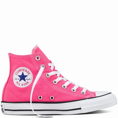 Converse Chuck Taylor All Star Classic High Tops Womens - Pink Shoes (466FQYDH)